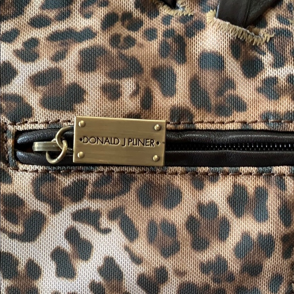 ✨HP✨ DONALD J. PLINER Animal Print Leather Hobo - Picture 5 of 15